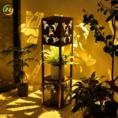 Đèn chiếu bướm năng lượng mặt trời Garden Villa Flower Stand ngoài trời Đèn sân vườn không thấm nước