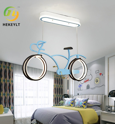 Phòng trẻ em Xe đạp Đèn đèn chùm Đèn che mắt Phòng ngủ đơn giản Nhân cách LED Hình ảnh hoạt hình Đèn xe đạp