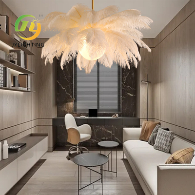 Nordic Creative Luxury Strudie Feather Bird Pendant Light Modern Simple Bedroom Chandelier (Thiếu đèn phòng ngủ đơn giản hiện đại)