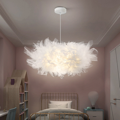 Đèn lót màu trắng sáng tạo hiện đại của Bắc Âu Đèn lót màu trắng LED Đèn lót màu trắng đơn giản Cho phòng ngủ