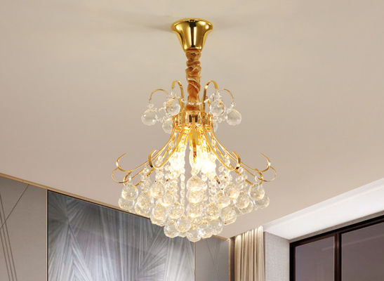 30 * 35cm / 40 * 45cm / 55 * 58cm Đèn chùm treo trần đơn giản E14 cho khách sạn