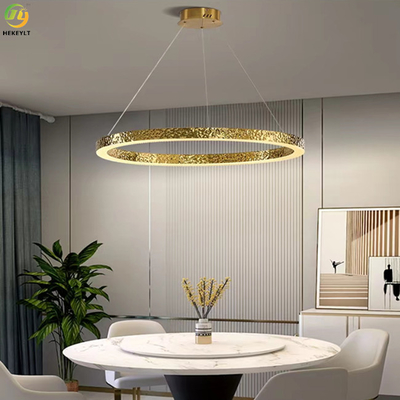 Phòng ngủ LED Đồng hiện đại Vòng sáng Sáng tạo Nhà đơn giản