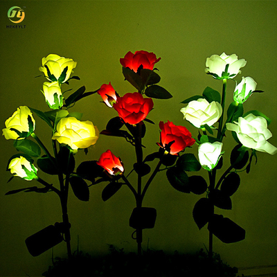 Đèn LED ngoài trời Mô phỏng ánh sáng thương mại Hoa hồng Ánh sáng mặt trời