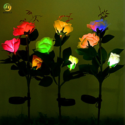 Đèn LED ngoài trời Mô phỏng ánh sáng thương mại Hoa hồng Ánh sáng mặt trời