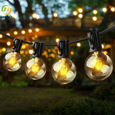 Đèn LED thương mại ngoài trời không thấm nước Ánh sáng mặt trời được cung cấp năng lượng mặt trời Đèn chuỗi quả cầu