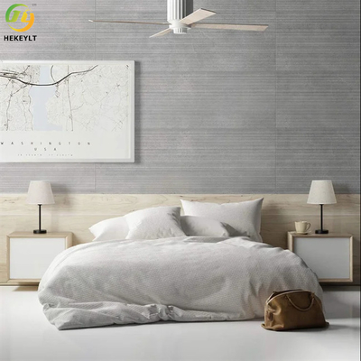 E26 Đèn bàn đầu giường bằng kim loại hợp kim hiện đại Màu trắng vải lanh