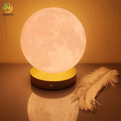 Đèn mặt trăng xoay giấc ngủ mặt trăng đèn ngủ nhỏ để bàn phòng ngủ đèn sạc Đèn ngủ