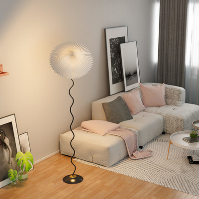 Đèn sàn tối giản bằng vải hiện đại sáng tạo cho phòng khách