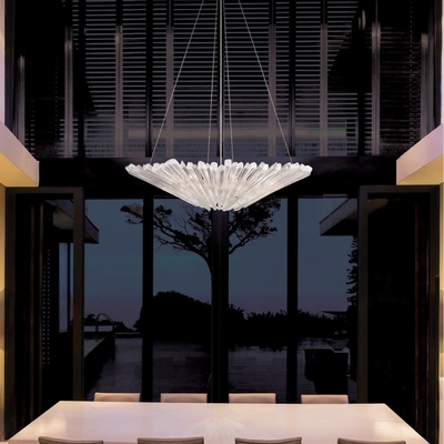 Pháp Retro Luxury Crystal Chandelier Light Minimalistic Creative Glass Phòng ăn Phòng ngủ Phòng nghiên cứu Đèn treo