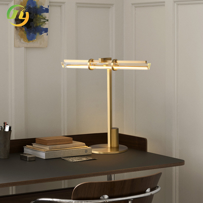 JYLIGHTING Đèn bàn LED đơn giản hiện đại Bắc Âu sang trọng thủy tinh đồng cho phòng ngủ khách sạn phòng khách phòng sinh hoạt nghiên cứu ghế sofa góc đèn