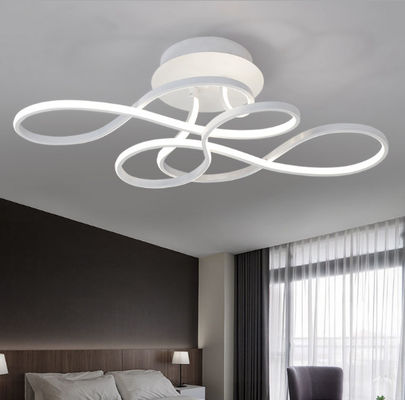 Phòng ngủ giảm sáng thông minh Đèn trần hiện đại màu đen 4500K