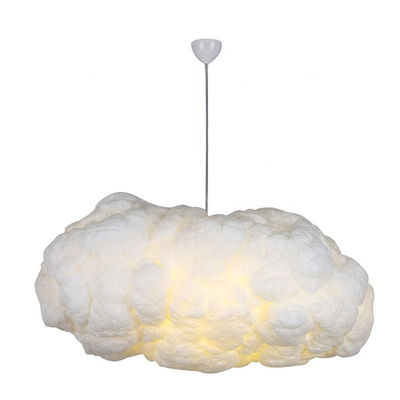 Đèn LED đám mây nổi màu trắng Đèn dây hiện đại, đèn chùm cho phòng khách